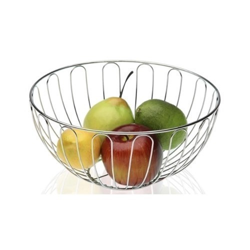 FRUTERO VERSA CROMADO REDONDO 25X25X12CMS